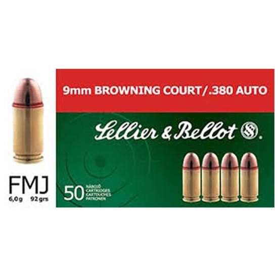 SB 380ACP 92GR FMJ 50/20 | Ammunition | Bill Hicks & Co., Ltd.